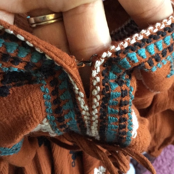 Free people snowflake dress embroidered xs 0 2 - Picture 6 of 6